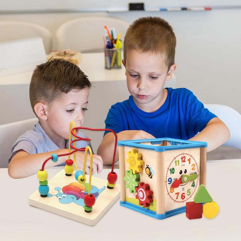 Caixa de Brinquedos Educativos Montessori